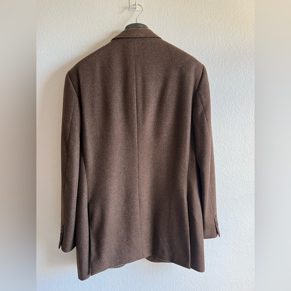 Barcelino San Francisco cashmere brown suit blazer men’s L 41 - Picture 2 of 11